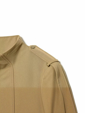 Tailored Military Style Utility Trench Jacket