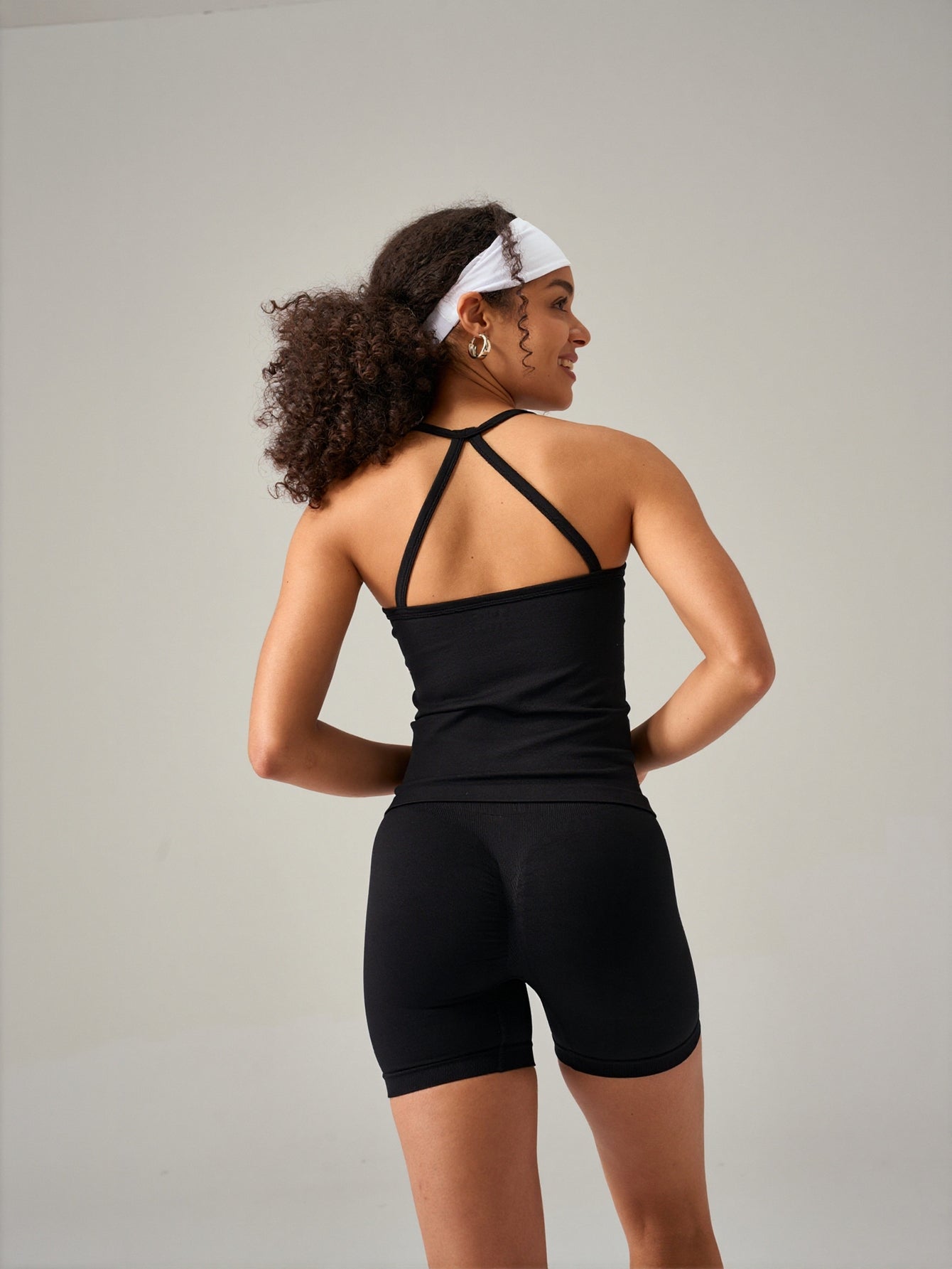 Seamless Ribbed Athletic Workout Set