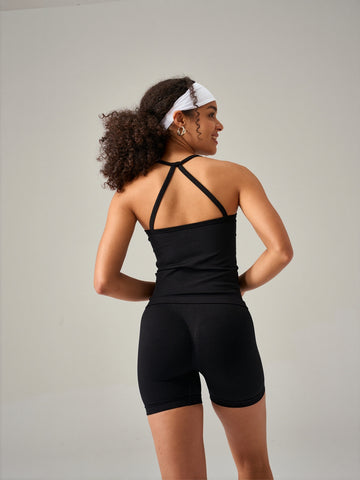 Seamless Ribbed Athletic Workout Set