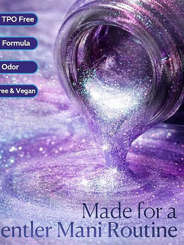 Shimmering Cat Eye Gel Nail Polish