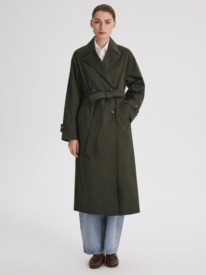 Classic Double Breasted Trench Coat