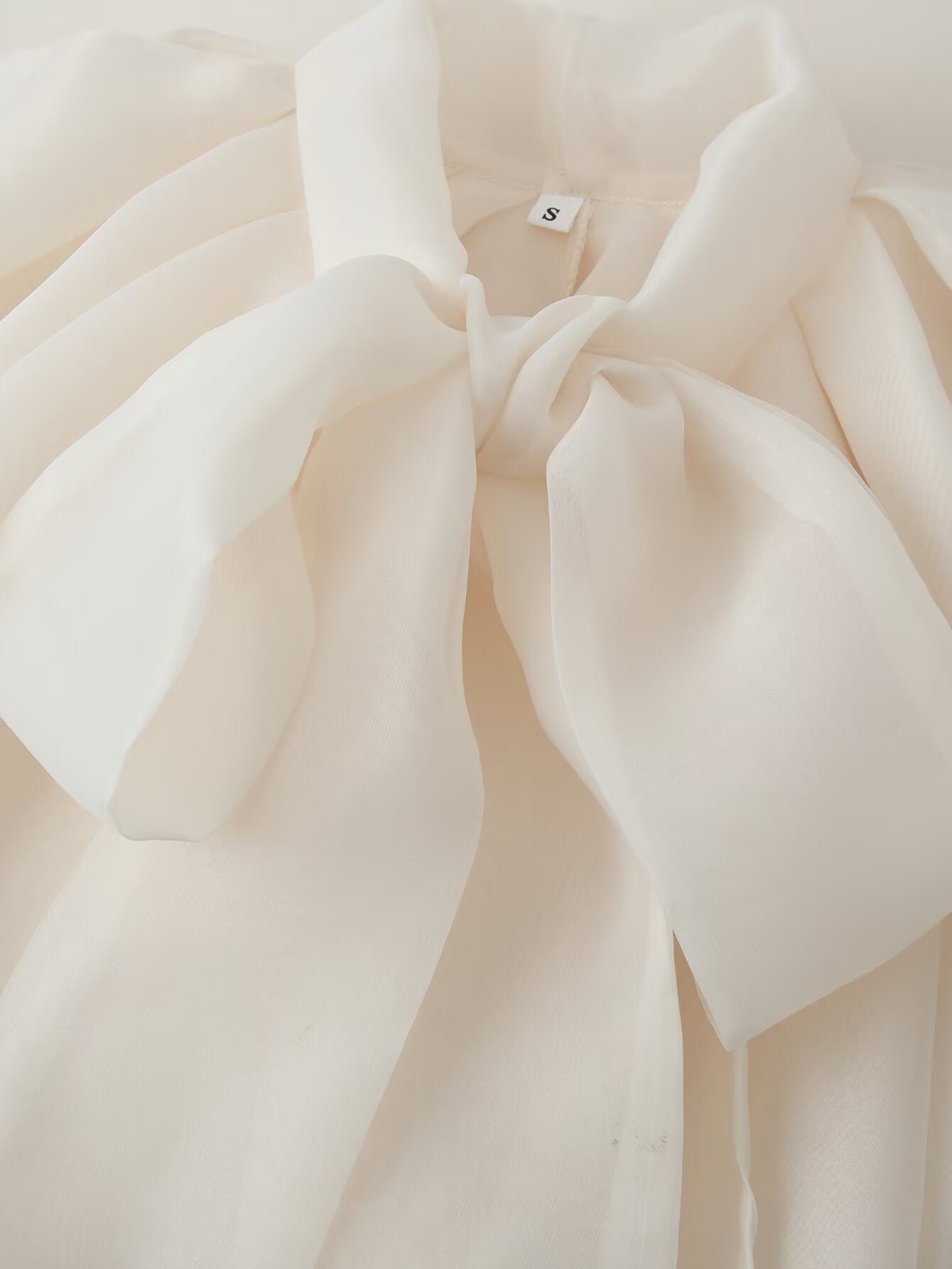 Elegant Bow Tie Chiffon Blouse