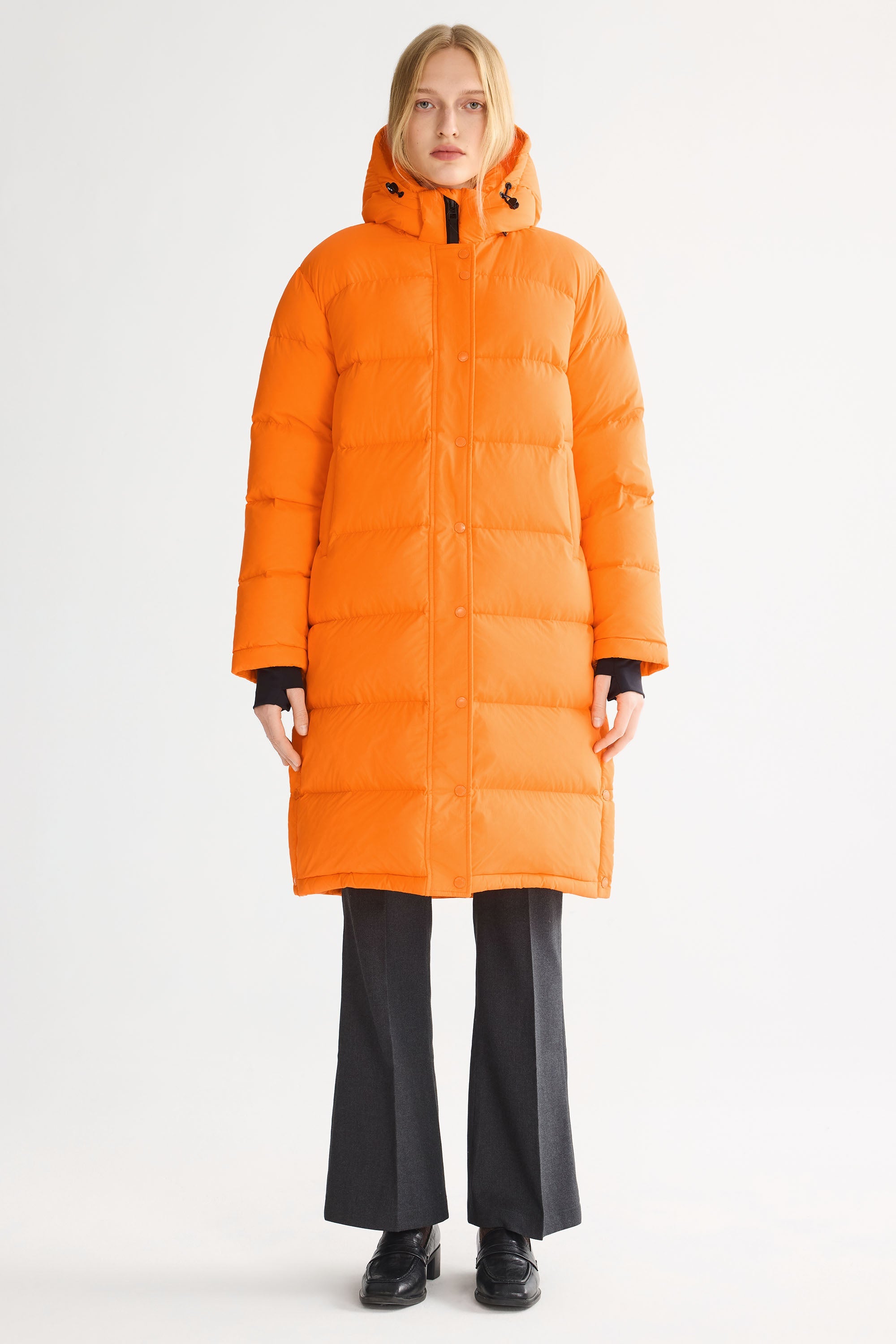Cozy Hooded Long Puffer Coat
