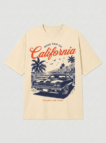 Vintage California Graphic Crewneck T-Shirt