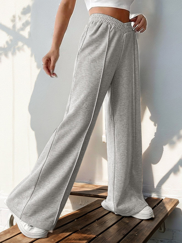 High Waisted Relaxed Fit Comfy Pants
