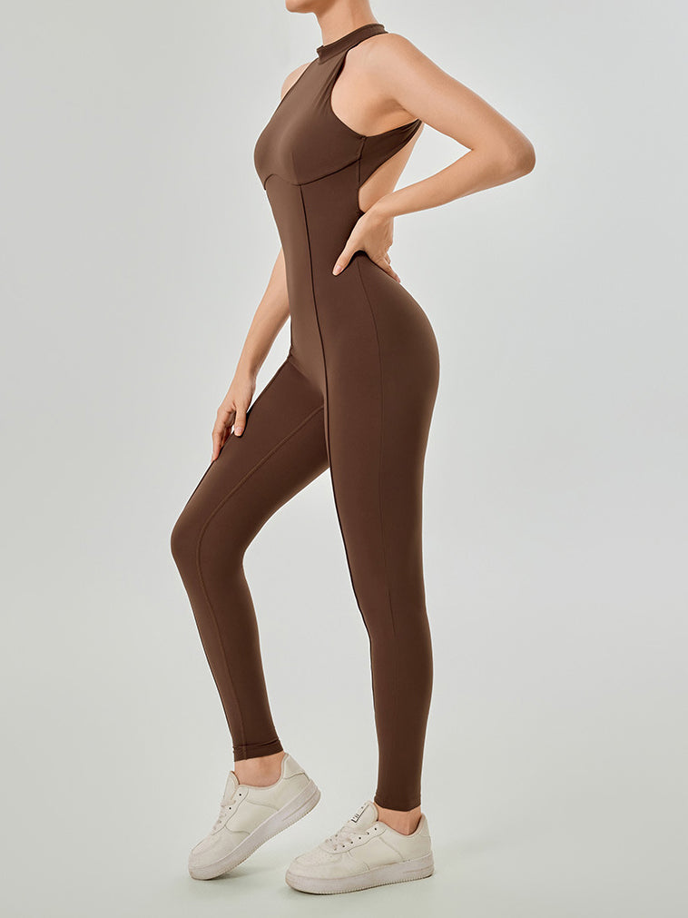 Sculpting Seamless High Neck Jumpsuit