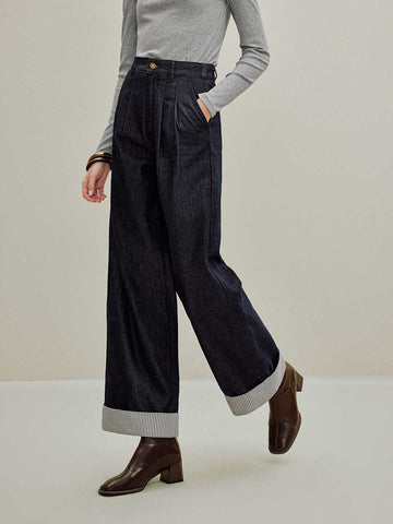 High Waisted Wide Leg Jeans