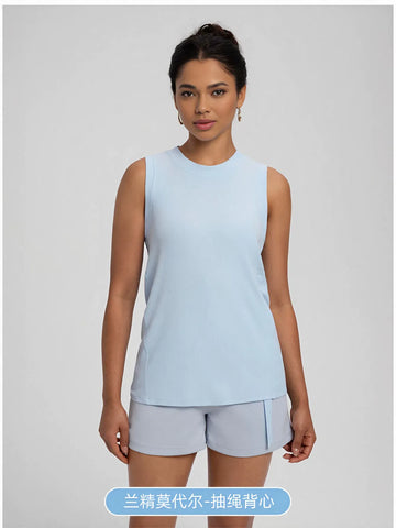 Ribbed Seamless Athletic Yoga Tank Top