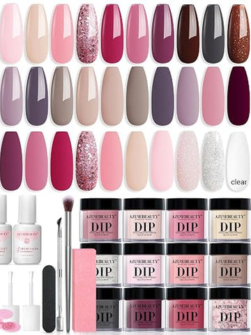 Long Lasting Professional Dip Powder Nail Kit