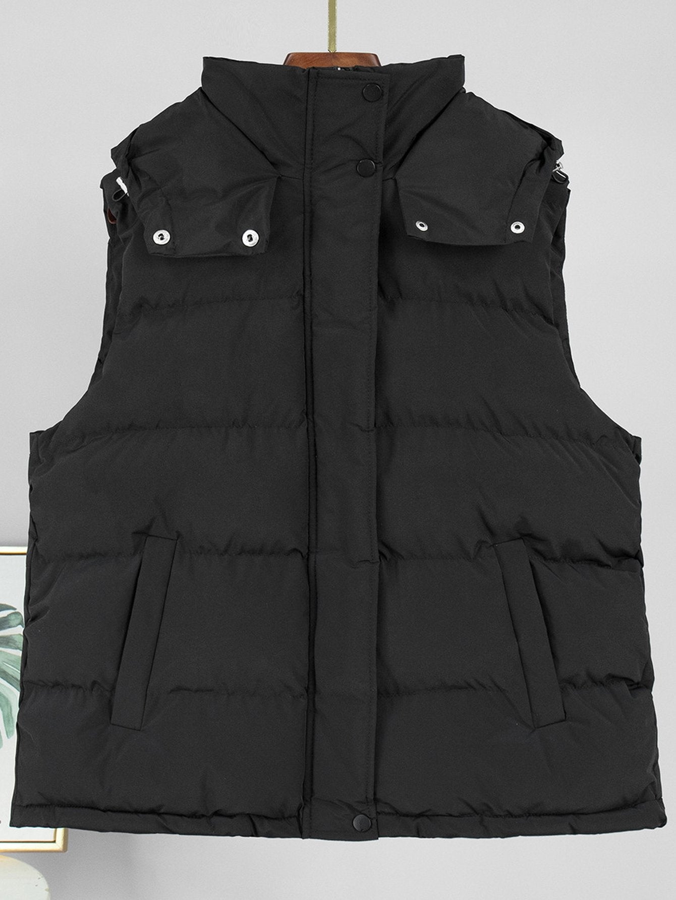 Cropped Puffer Vest Outerwear