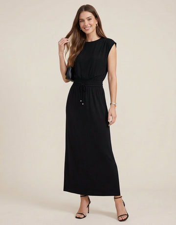 Cutout Waist Sleeveless Dress