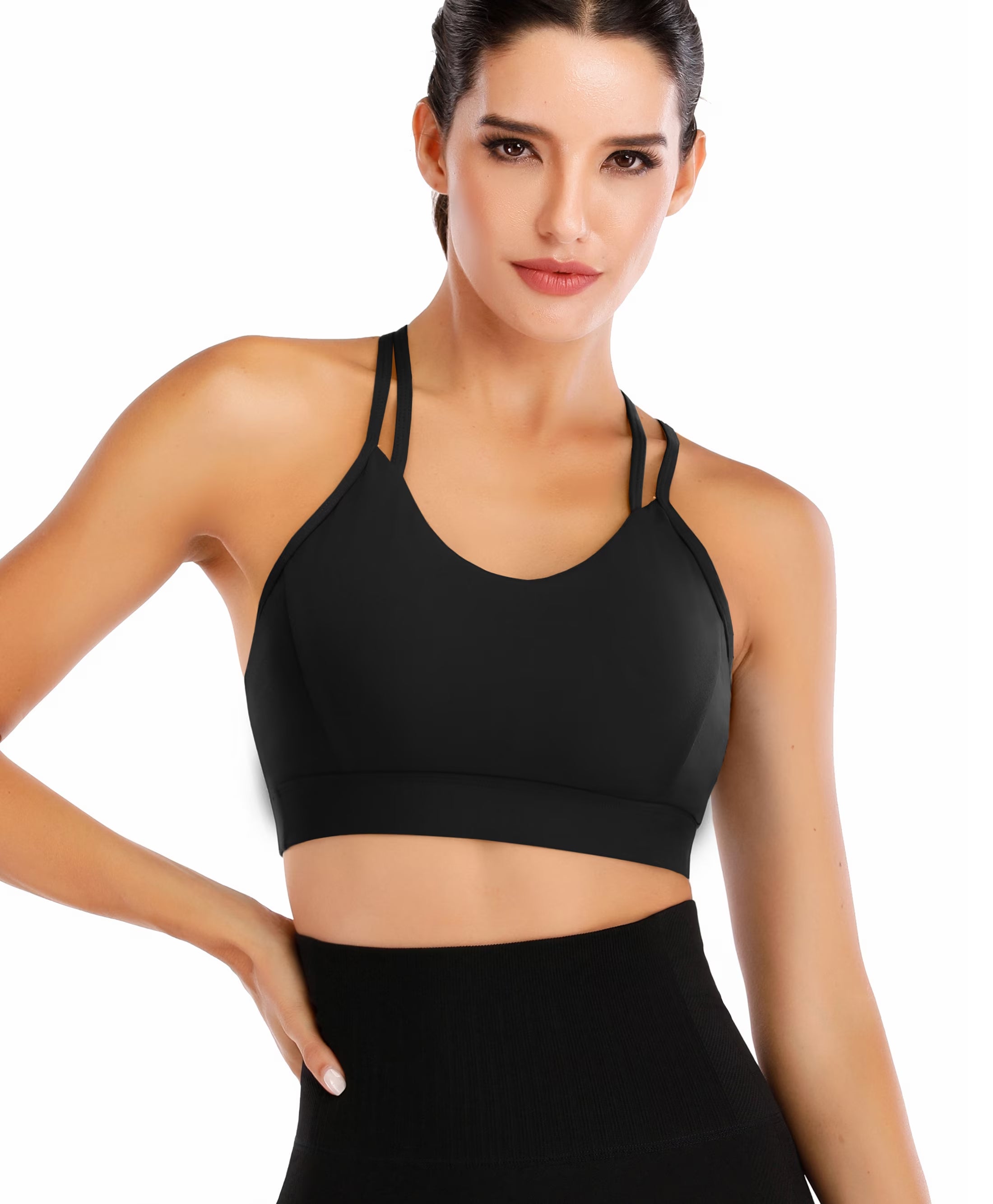 Strappy Back Medium Support Sports Bra