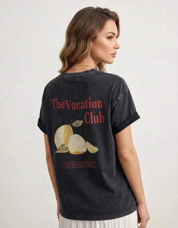 Back Fruit Cotton T-Shirt