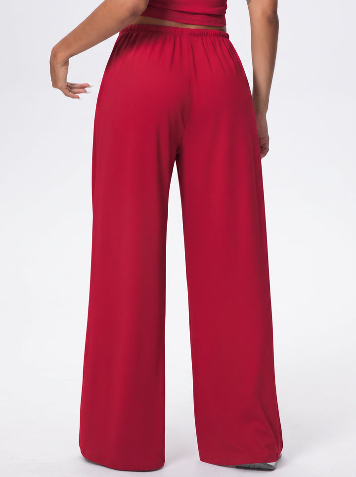 Buttery Soft Drawstring Wide Leg Pants