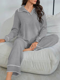 Cozy Ribbed Knit Lounge Set