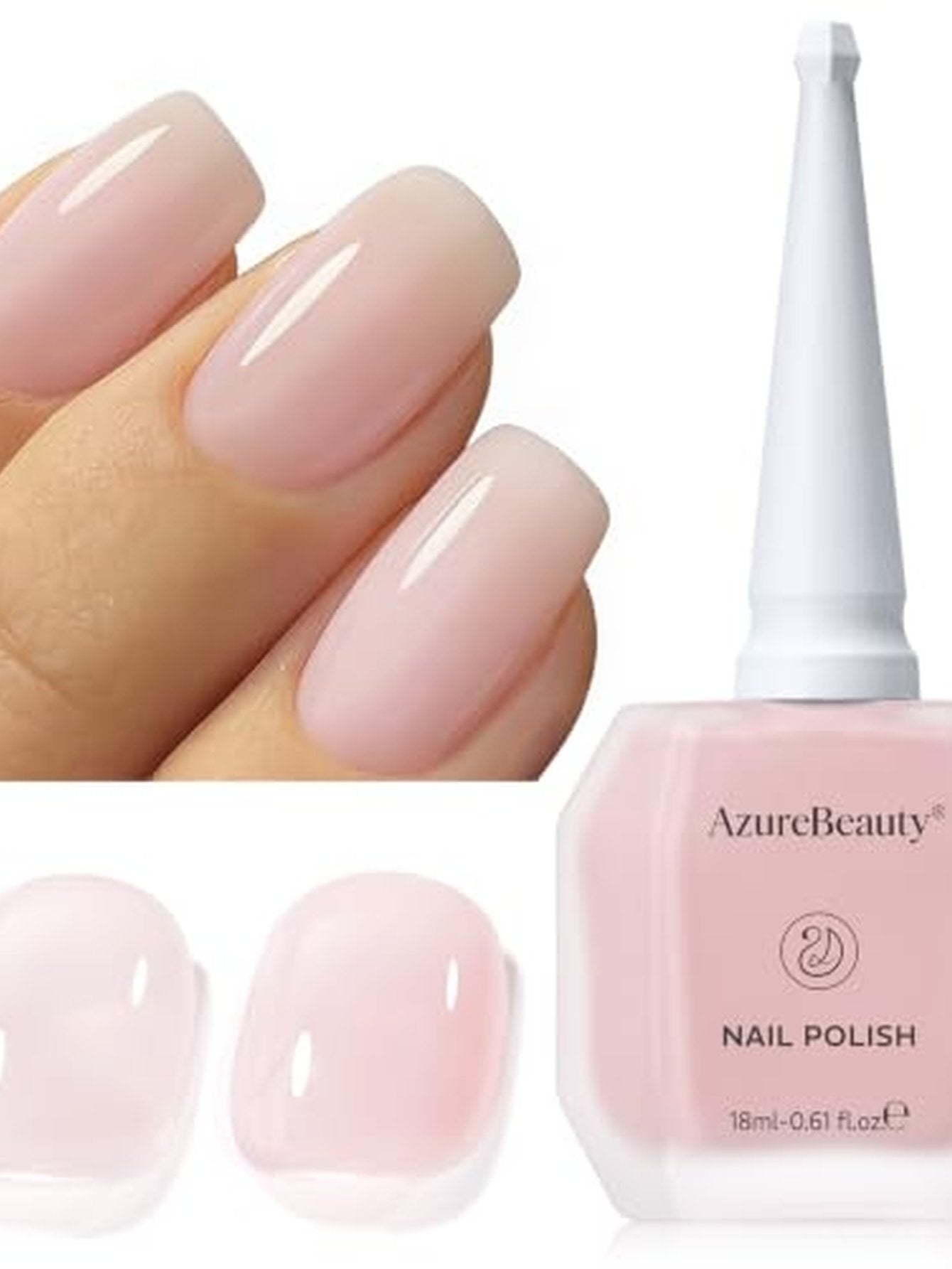 Sheer Nude Natural Finish Nail Polish