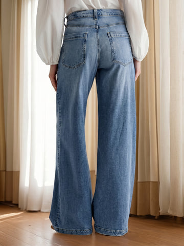High Rise Relaxed Wide Leg Jeans