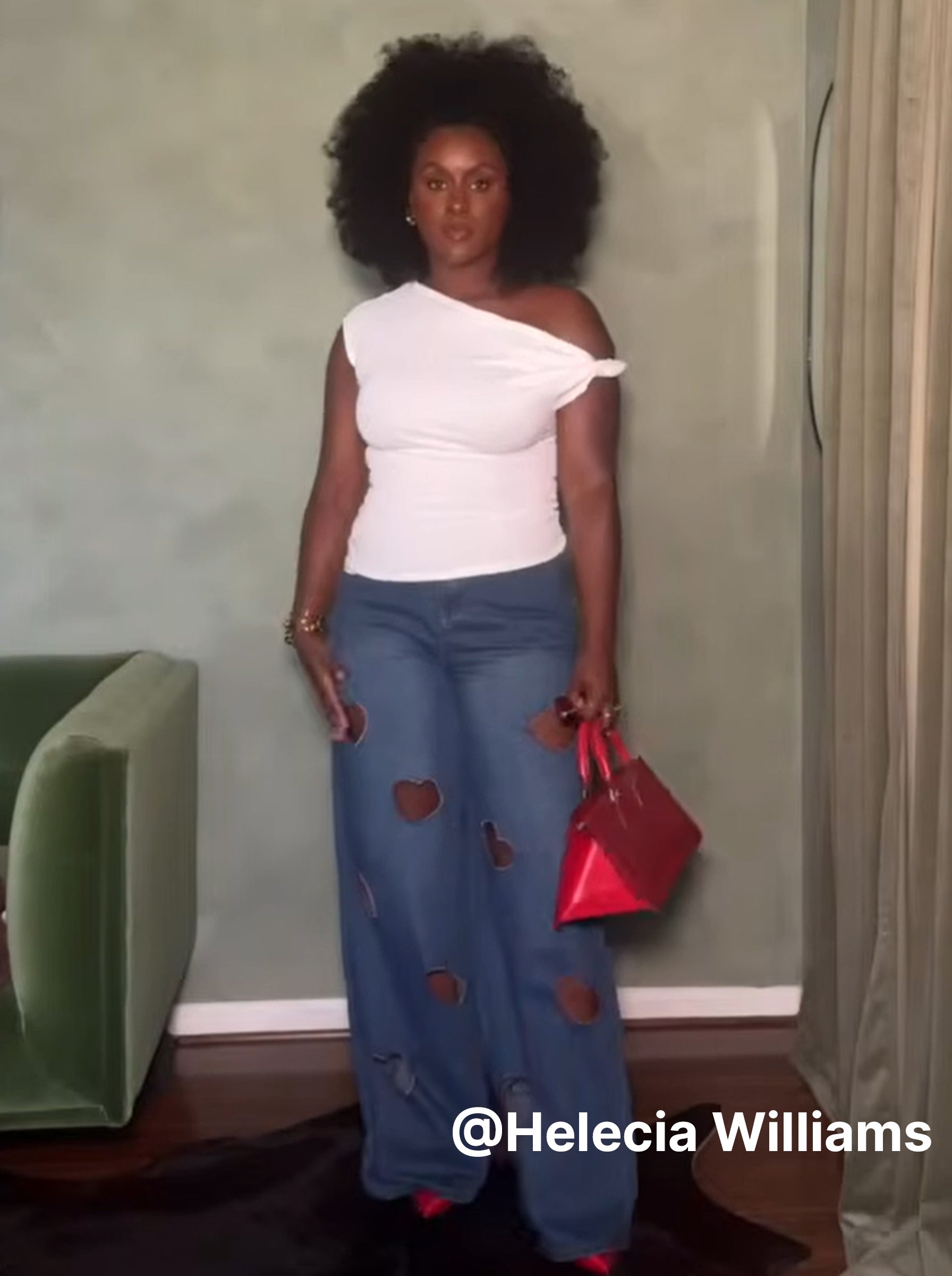 Non Stretch Loose Wide Leg Jeans