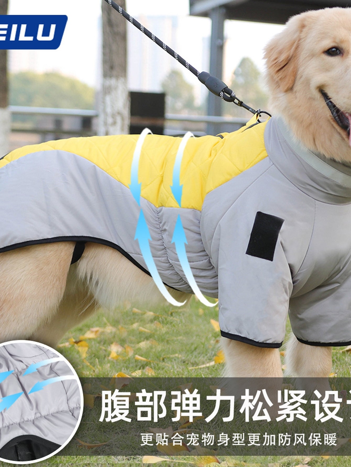 Warm Waterproof Reflective Winter Dog Jacket