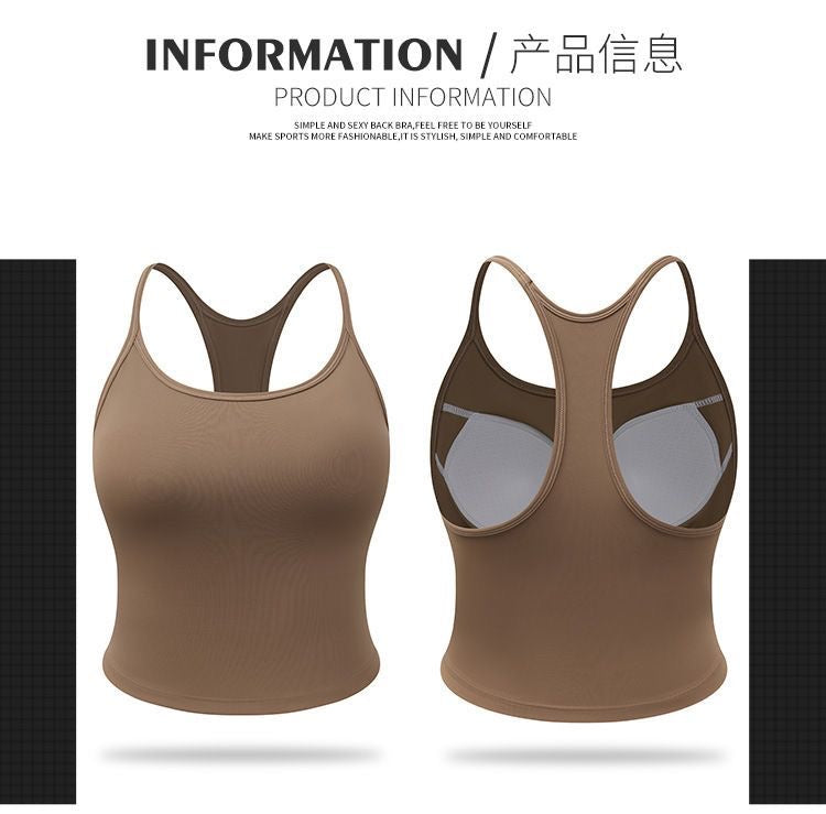 Seamless Sexy Back Workout Tank Top