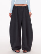 High Waisted Pleated Wide Leg Trousers