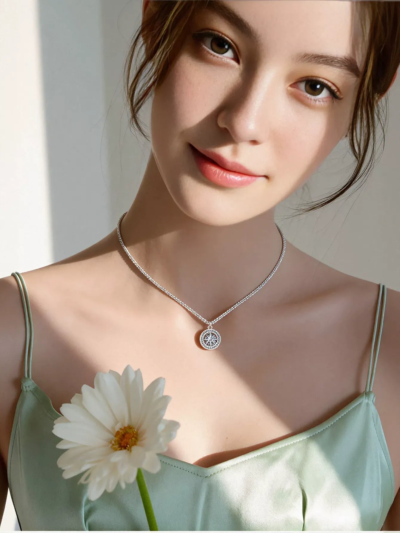 Dainty North Star Pendant Necklace