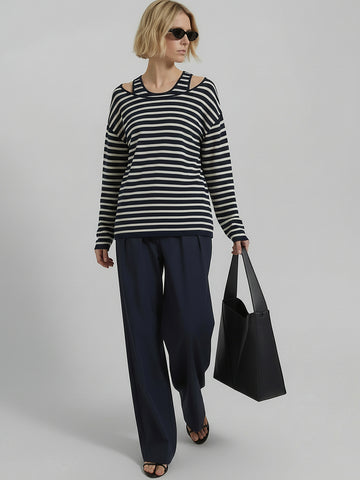 Loose Wool Sweater with Tank