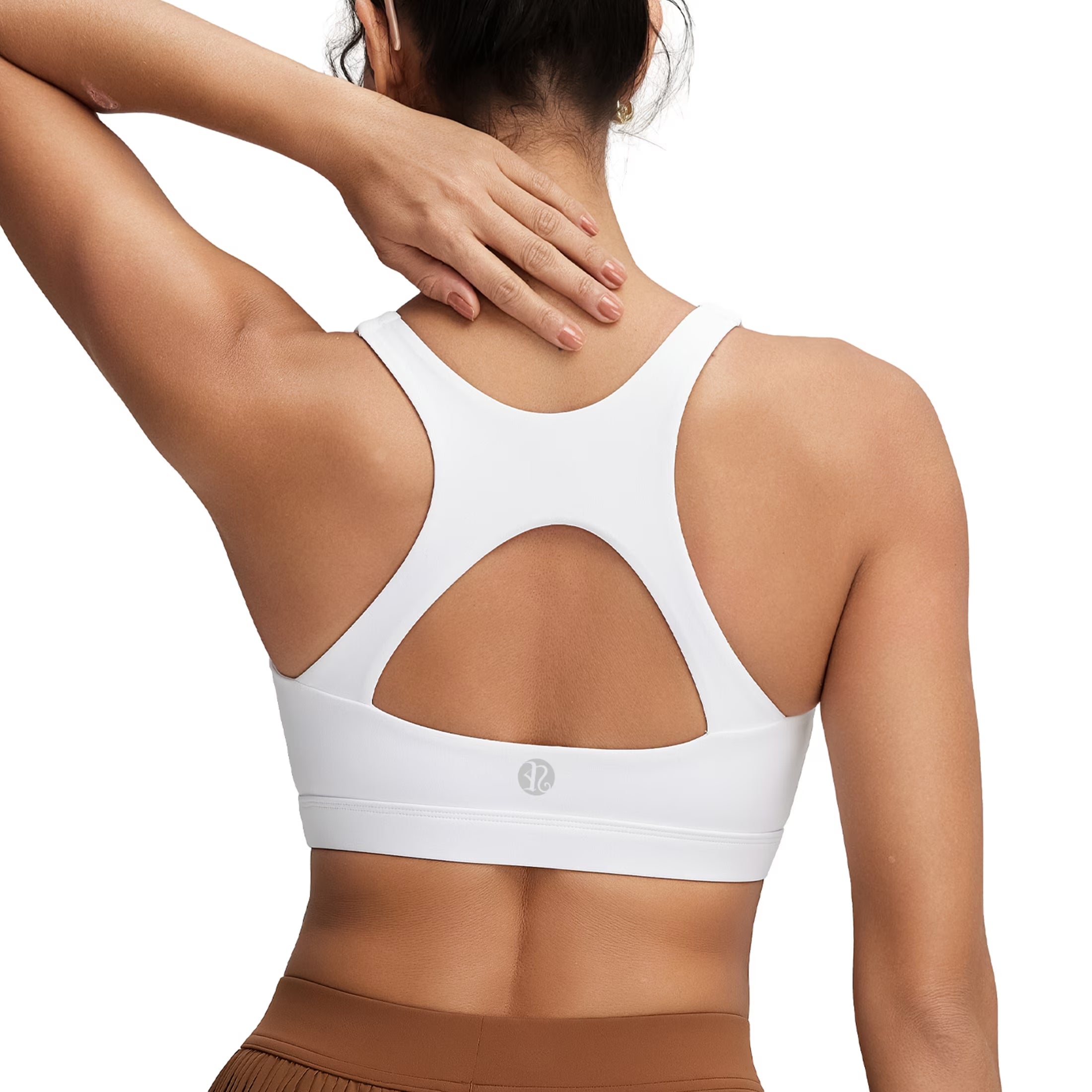 Breathable Cutout Back Sports Bra
