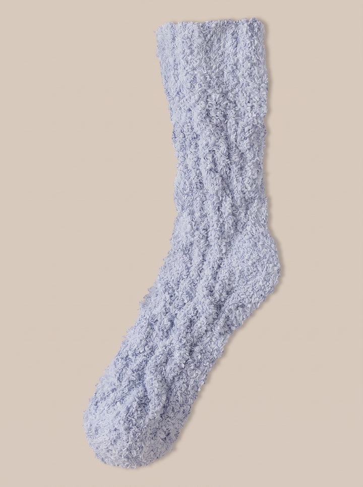 Cozy Plush Cable Knit Socks