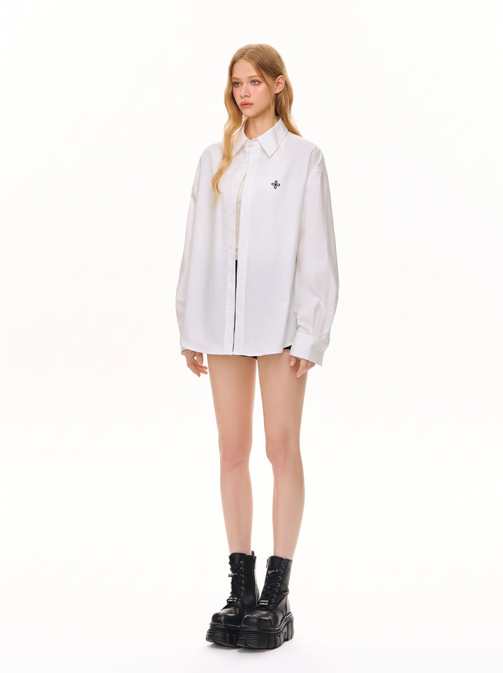 Oversized Casual Button Down Shirt