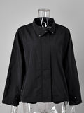 Minimalist Lightweight Snap Front Jacket