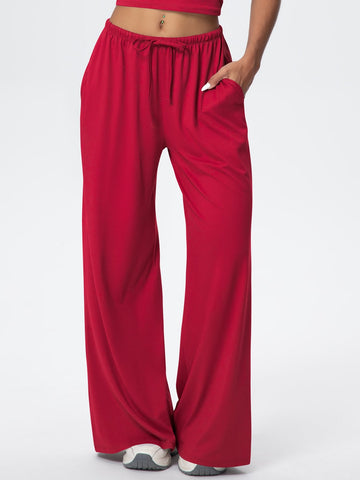 Buttery Soft Drawstring Wide Leg Pants