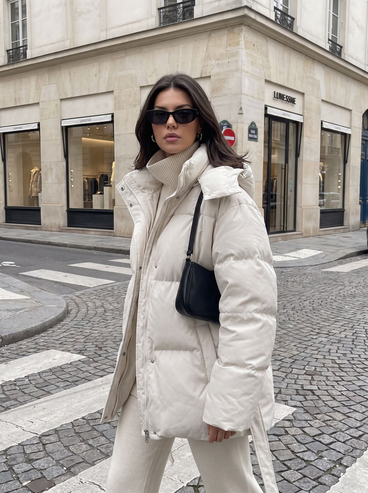 Oversized Puffer Hooded Winter Jacket
