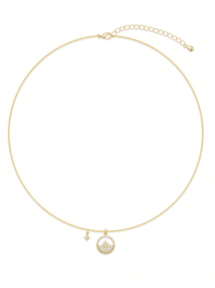 Dainty North Star Gold Necklace