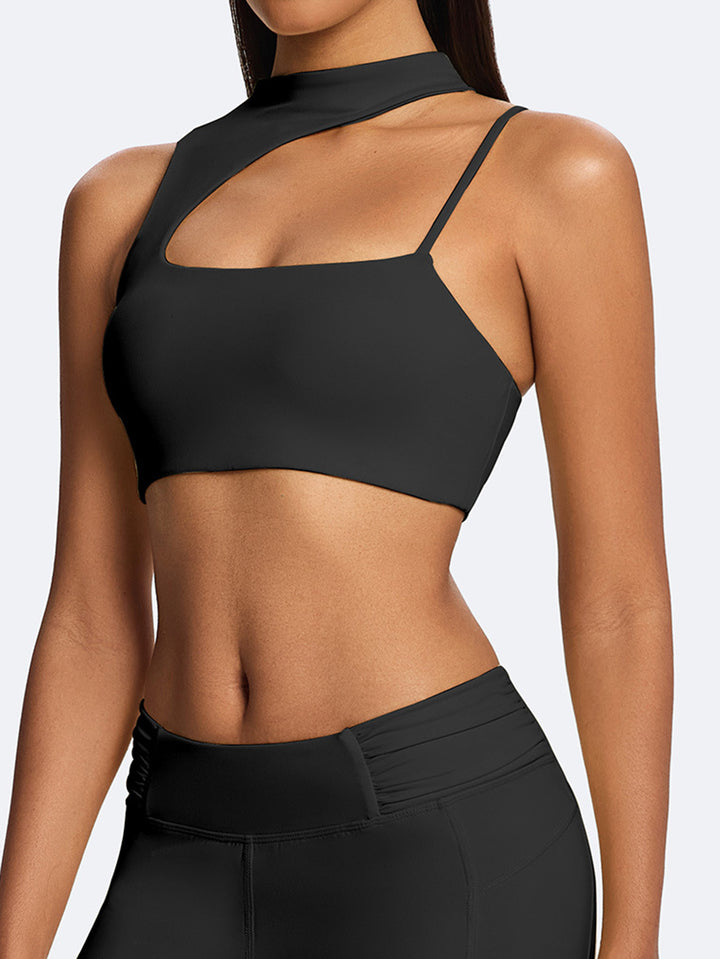 Seamless Cutout Crop Yoga Tank Top
