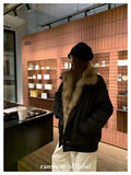Cozy Faux Fur Trim Puffer Jacket