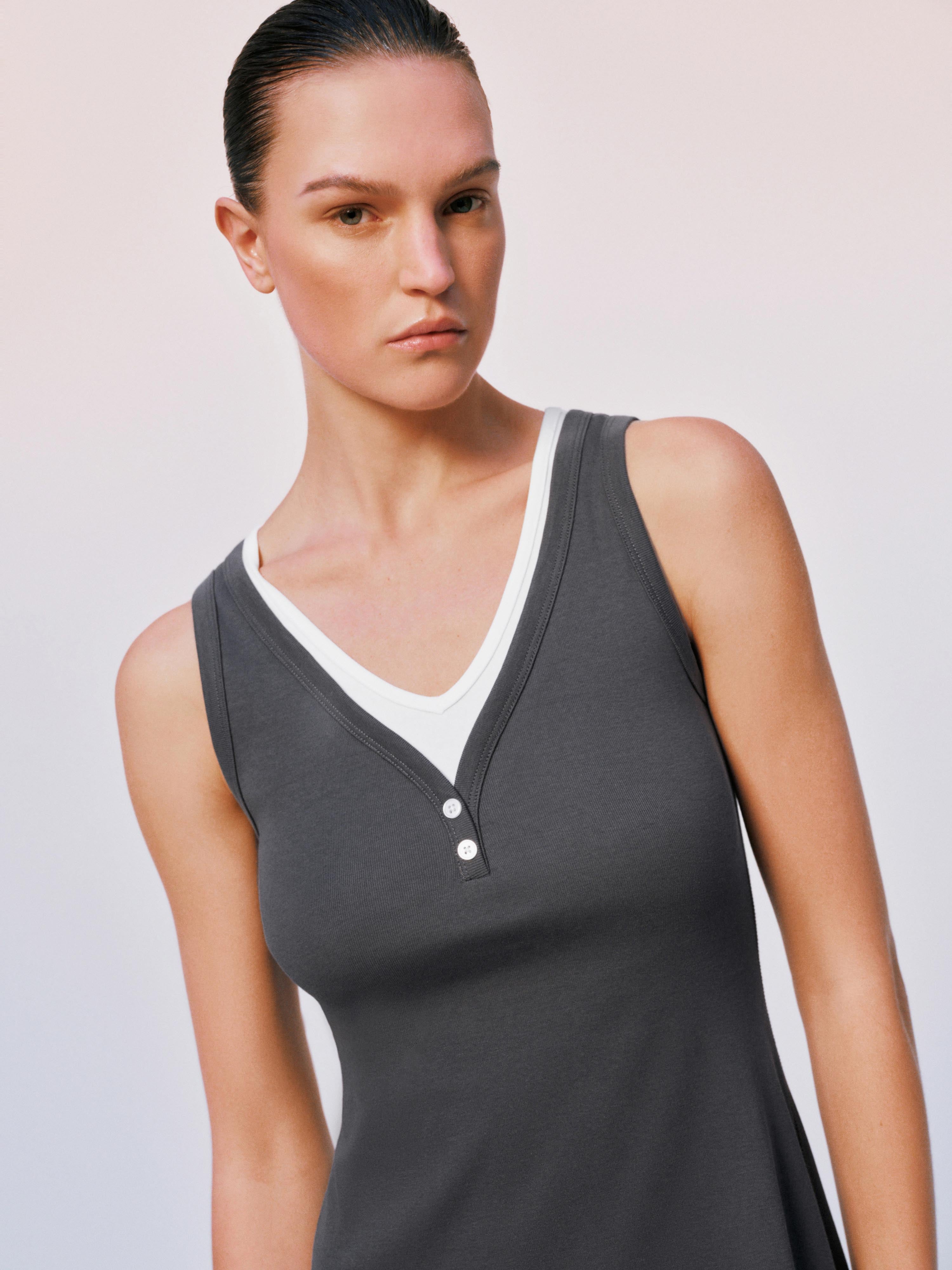2 In 1 Sleeveless A-Line Midi Dresses