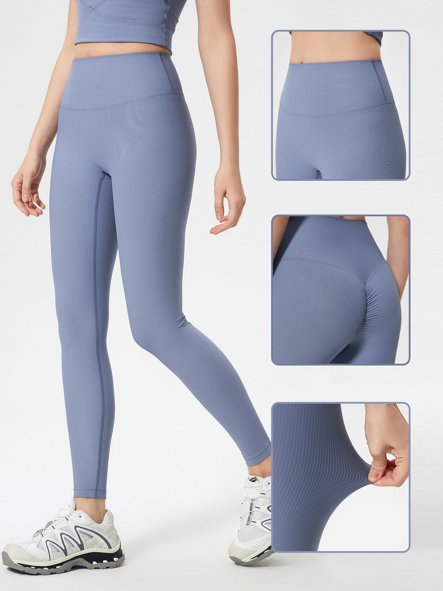 Tummy-Control Butt-Lifting Sculpting Leggings-Multicolor