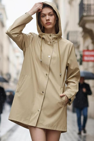 Waterproof Hooded Lightweight Rain Jacket