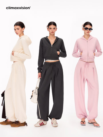 High Waisted Pleated Lounge Pants