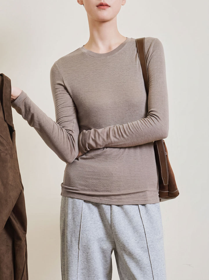 Soft Lightweight Long Sleeve Lounge Top