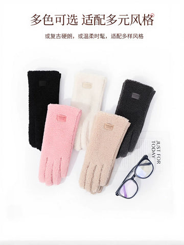 Cozy Thermal Faux Shearling Gloves