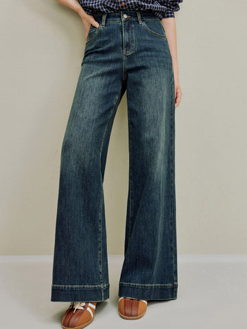 High Waisted Wide Leg Jeans