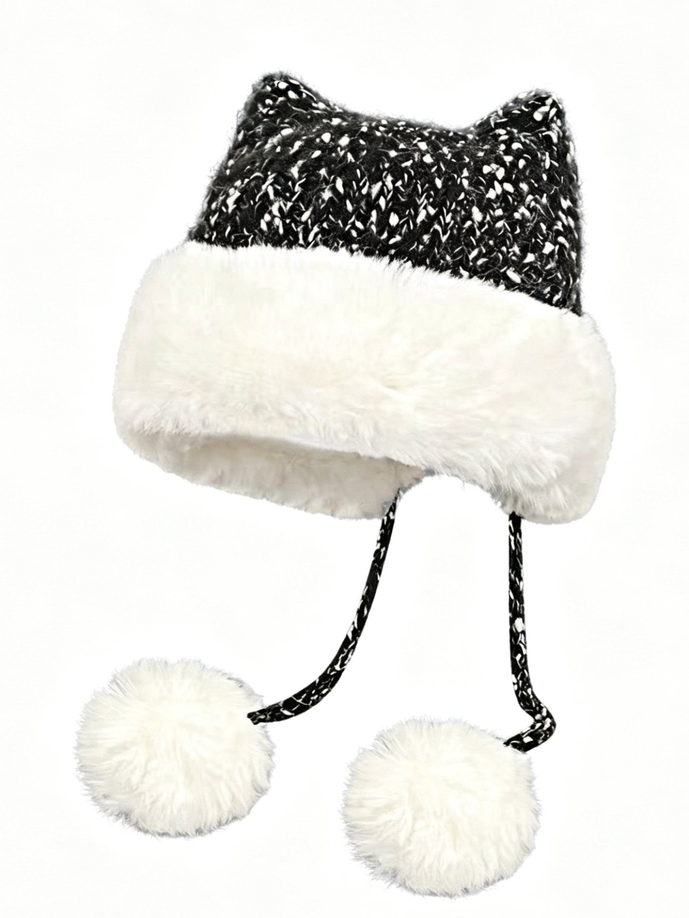 Cozy Faux Fur Cat Ear Hat