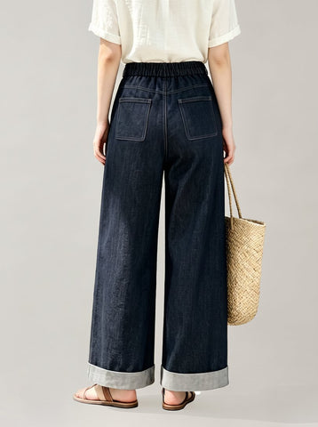 High Waisted Wide Leg Jeans
