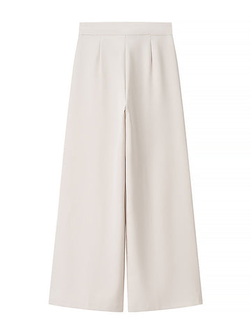 Sleek Tailored Vest Wide Leg Pants Set