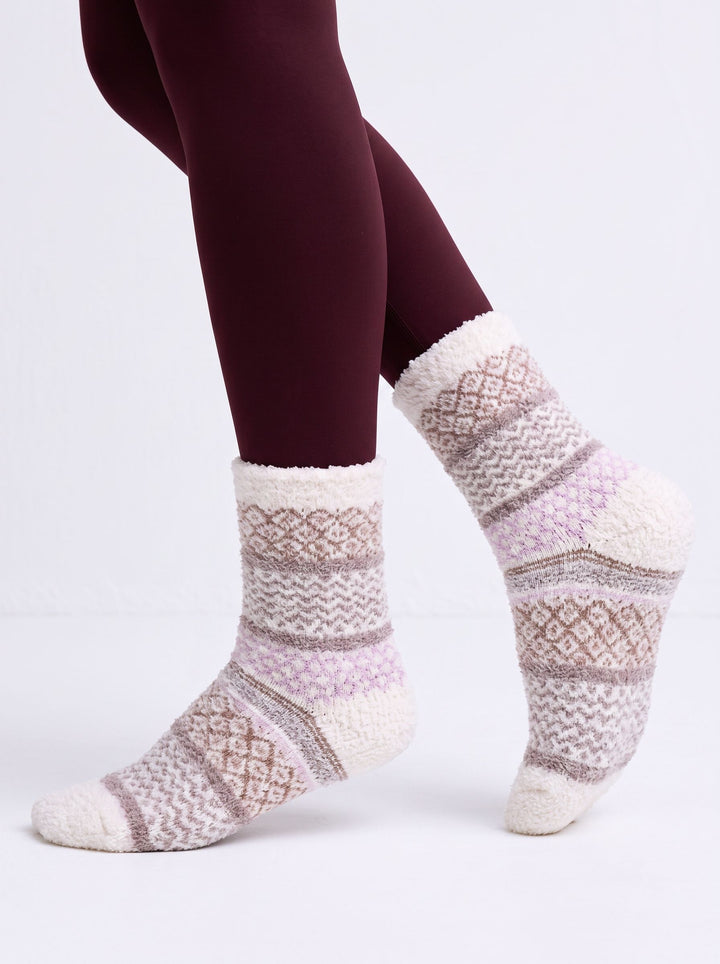 Cozy Soft Fuzzy Crew Socks