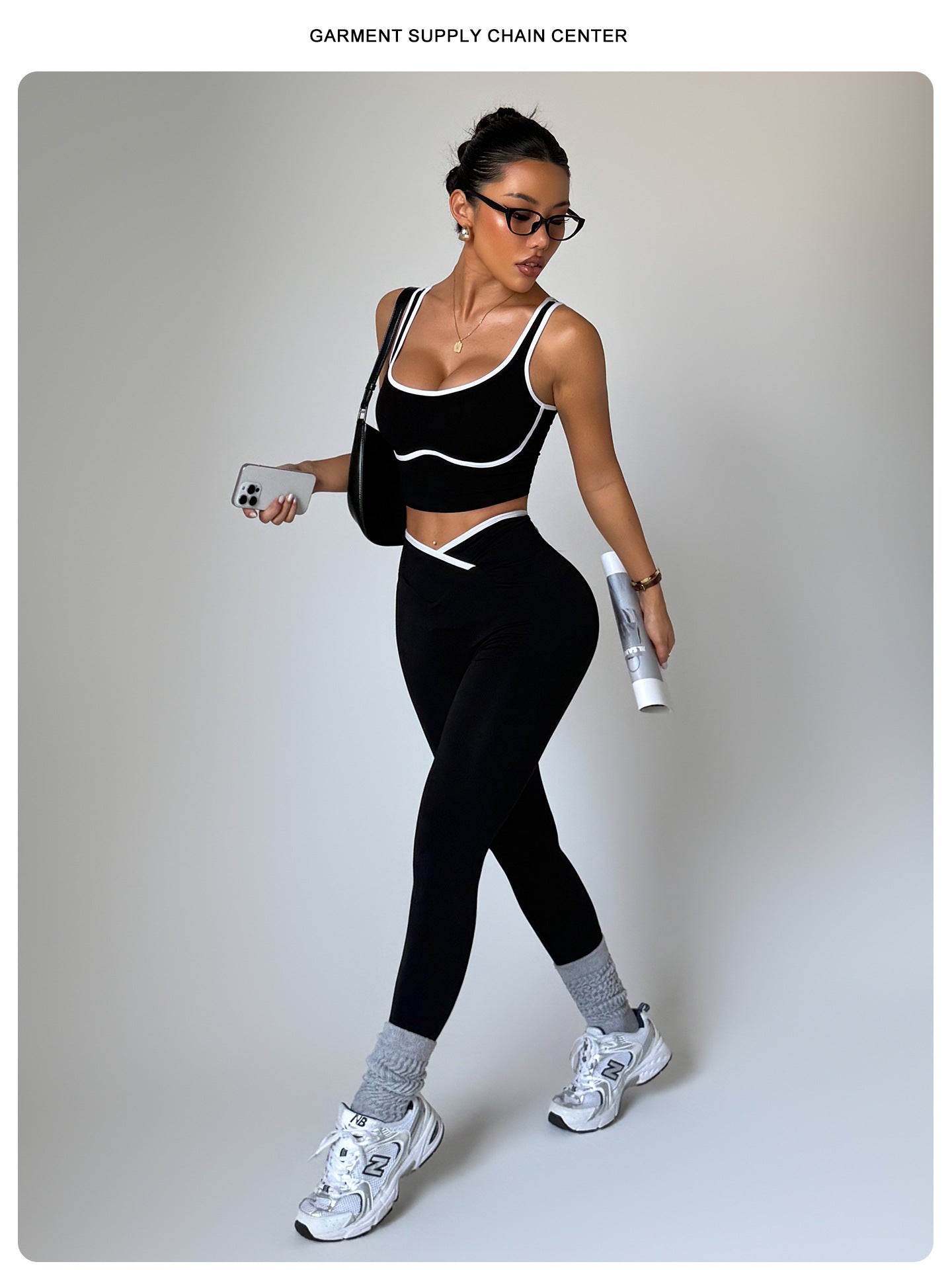 Seamless Sculpting V Waist Workout Set