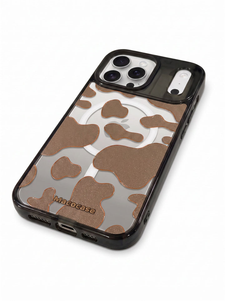 Brown Cow Print Phone Case