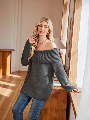 Cozy Off The Shoulder Sweater